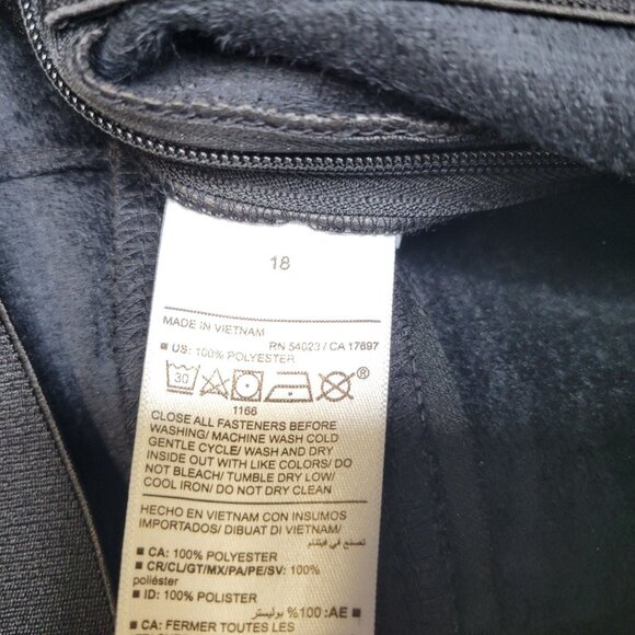 Old Navy Women's Size 18 Faux Leather Pants Skinny Extra High Rise Side Zip - Picture 6 of 6